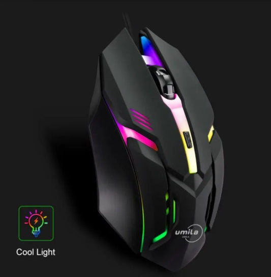 2023 Ergonomic Gaming Mouse – USB Backlit Computer & Laptop Mouse