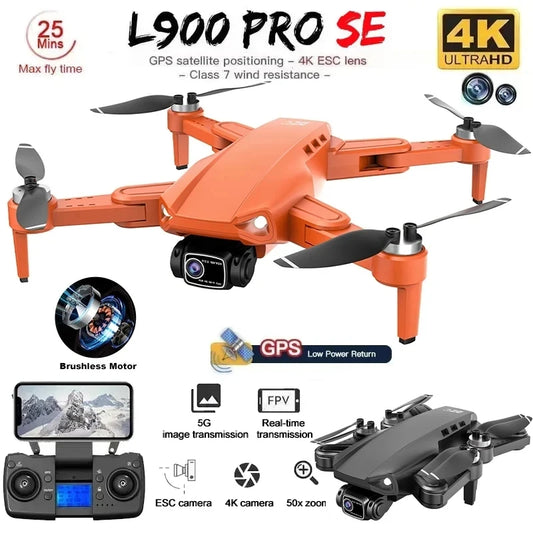 Cartmela L900 Pro SE 4K GPS Drone – Foldable 5G FPV Quadcopter
