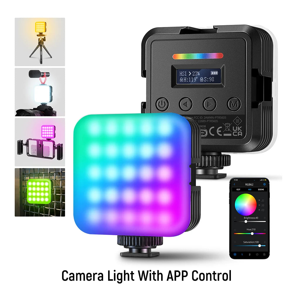 neewer rgb led video light