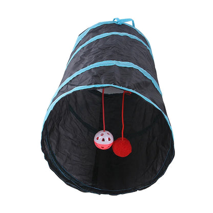 Cat S-Tunnel Foldable Toy – Indoor Fun for Curious Cats