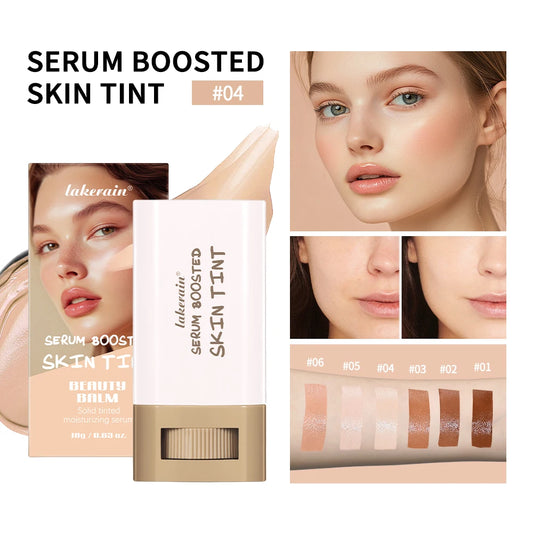 Serum Stick Foundation – High Coverage Skin Tint & Plumping Balm