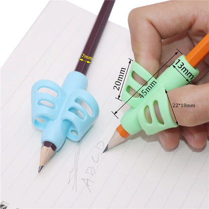2/4pcs Silicone Pencil Grips – Kids Handwriting Posture Corrector