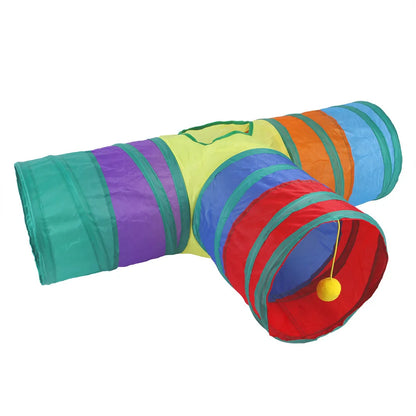 Cat S-Tunnel Foldable Toy – Indoor Fun for Curious Cats