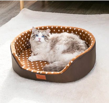 Dog Bed Mat & Sofa Kennel - Soft, Breathable Cushion