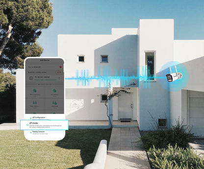 8MP 4K WiFi Wireless Outdoor IP Camera – AI Human Detection CCTV