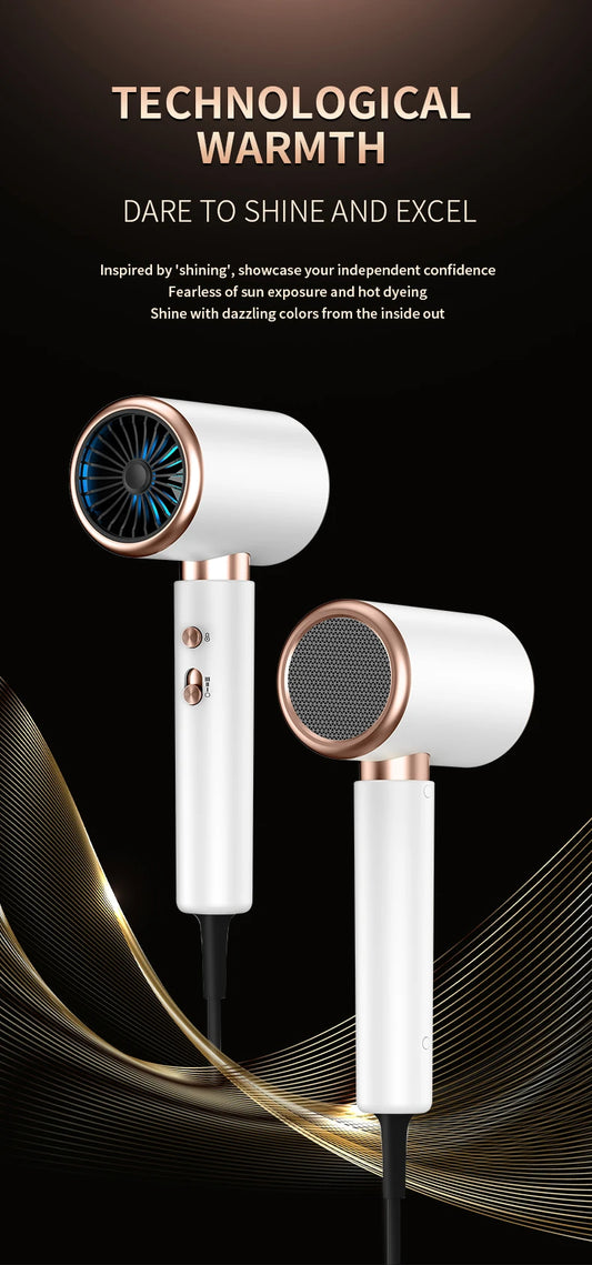 High-Speed Quiet Hair Dryer with Constant Temp & Fast Drying
