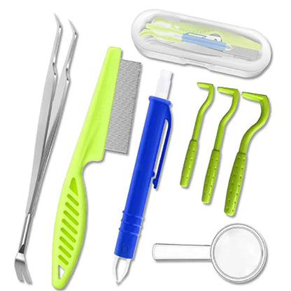 Pet Tick & Flea Removal Kit – Easy Tool Set for Dogs & Cats