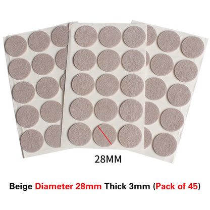 Felt Chair Leg Pads – Anti-Slip, Floor Protectors, Noise Reduction