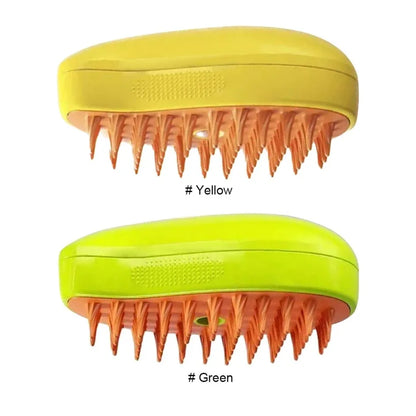 USB 3-in-1 Pet Grooming Brush – Steam, Shedding & Massage Tool