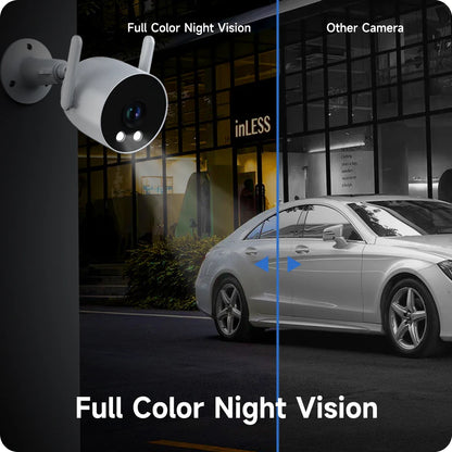 2K HD Outdoor WiFi Security Camera – Smart Siren & Night Vision