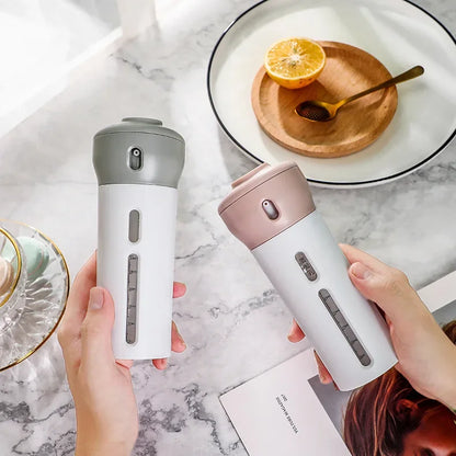 Cartmela 4-in-1 Travel Bottles Set - Refillable Perfume & Cosmetic Containers
