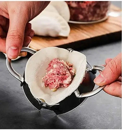 Stainless Steel Dumpling Maker Press for Ravioli, Pie, and Pastry