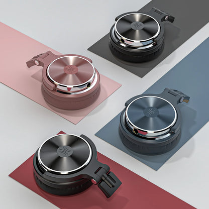 Professional Wired DJ Headphones – Over Ear with Mic & Hi-Res Audio