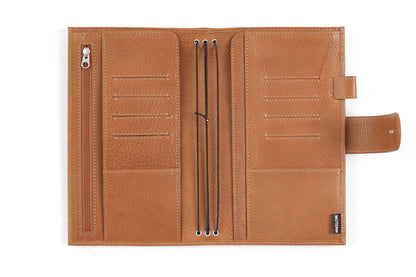 Vegetable Tanned Leather Travel Notebook – Standard Planner Cover
