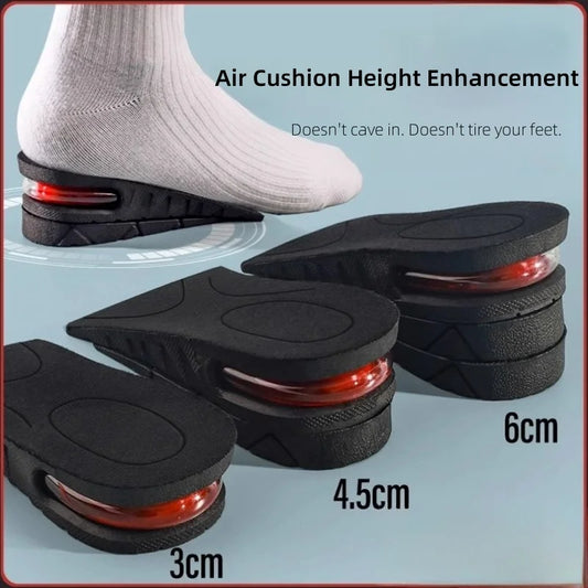 Invisible Inner Elevated Insoles with Air Cushion – One Pair