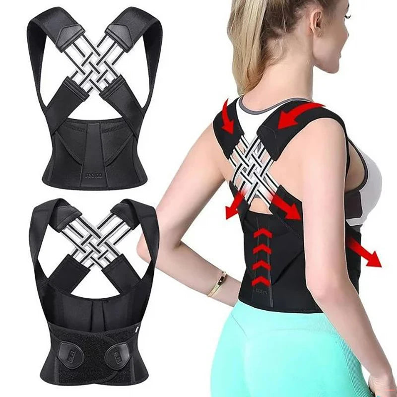 Adjustable Back Brace Posture Corrector for Men & Women Support