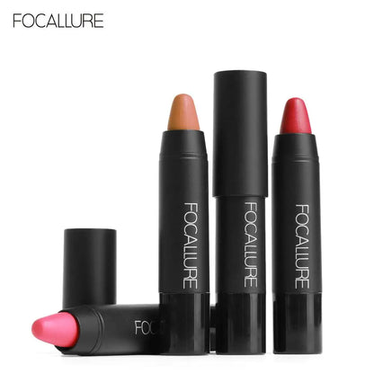 Focallure Waterproof Matte Lipstick – 19 Colors, Soft Texture
