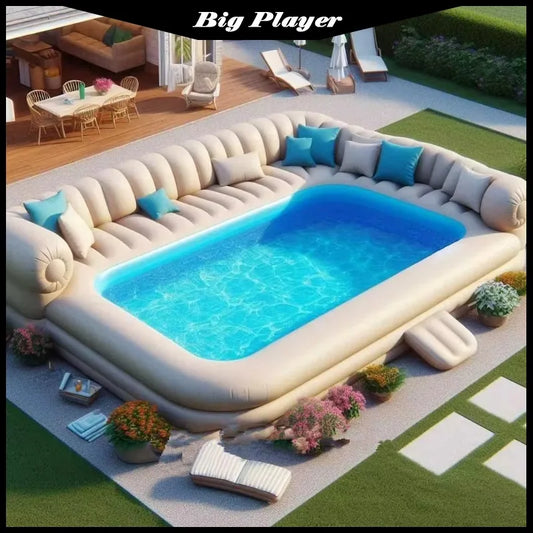 Cartmela Customized Inflatable Pool with Sofa