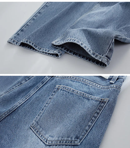 Women’s Vintage Loose Wide Leg Denim Jeans – Casual Spring Pants