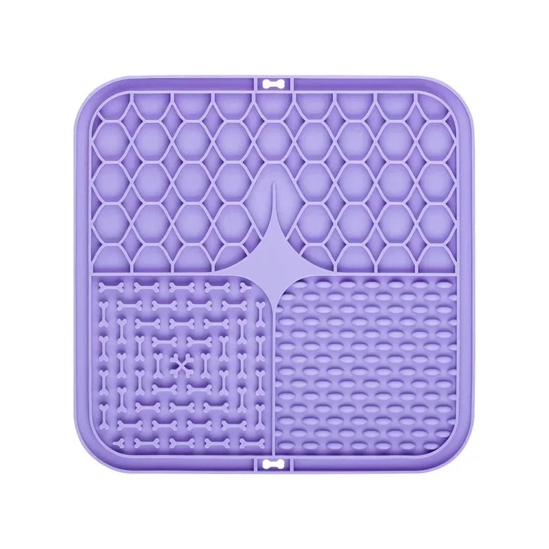Silicone Dog Lick Mat for Bathing, Feeding & Training