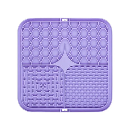 Silicone Dog Lick Mat for Bathing, Feeding & Training