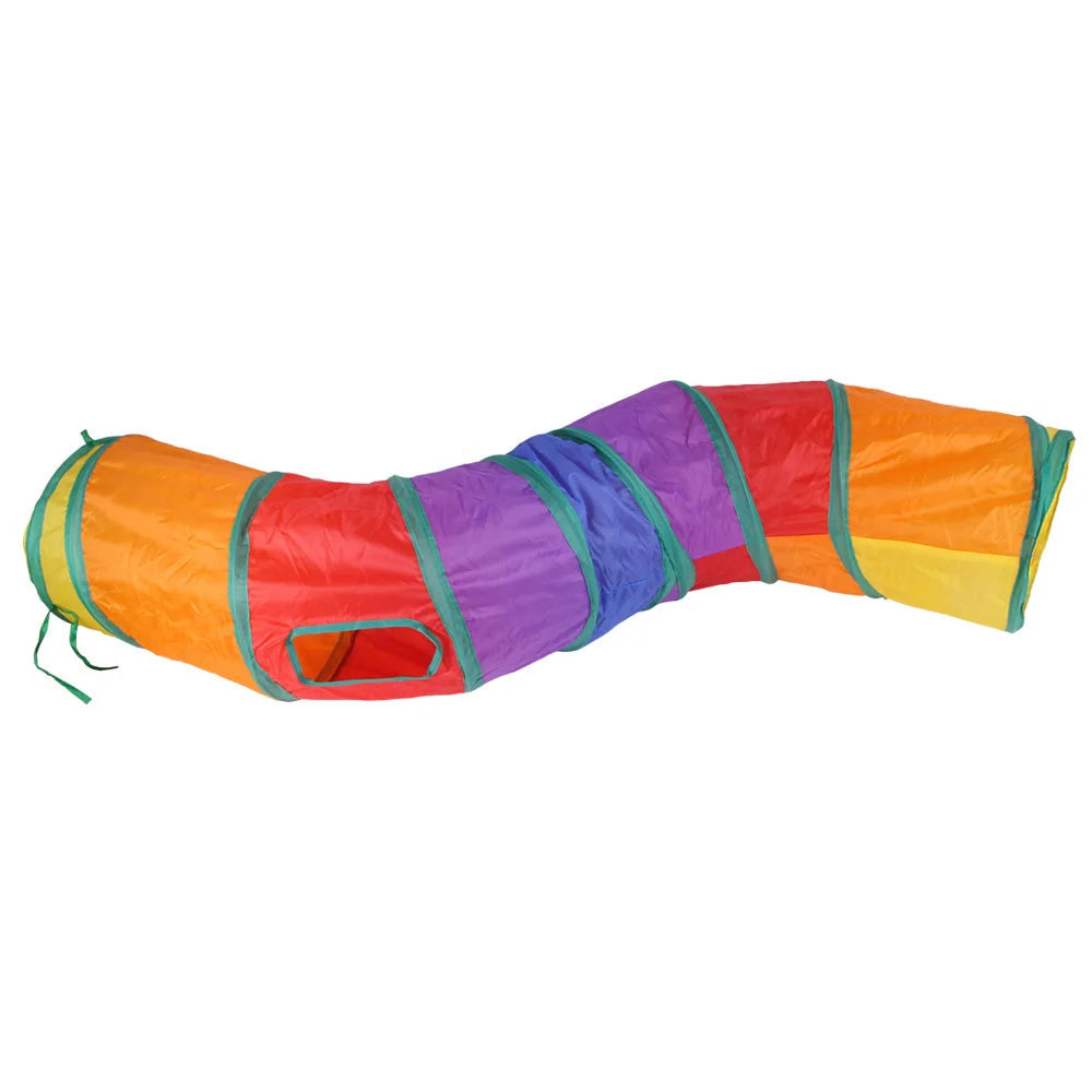 Cat S-Tunnel Foldable Toy – Indoor Fun for Curious Cats