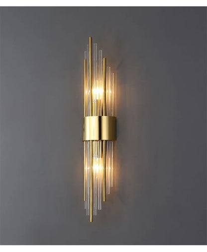 Luxury LED Wall Lamp - Modern Gold Wall Sconce for Living Room
