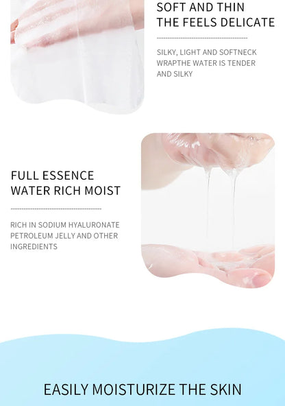 SADOER Hyaluronic Acid Neck Mask – Collagen Firming Care, 10pcs
