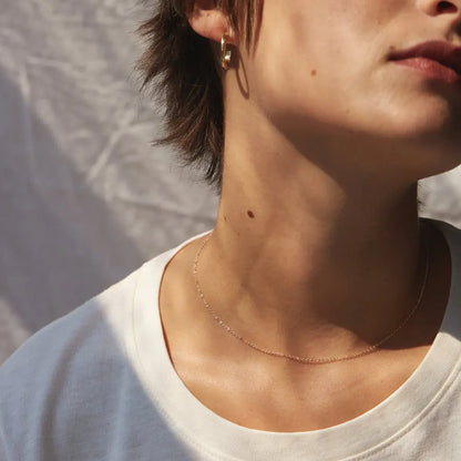 Fine Gold Color Stainless Steel Chain Necklace – Short & Long Styles