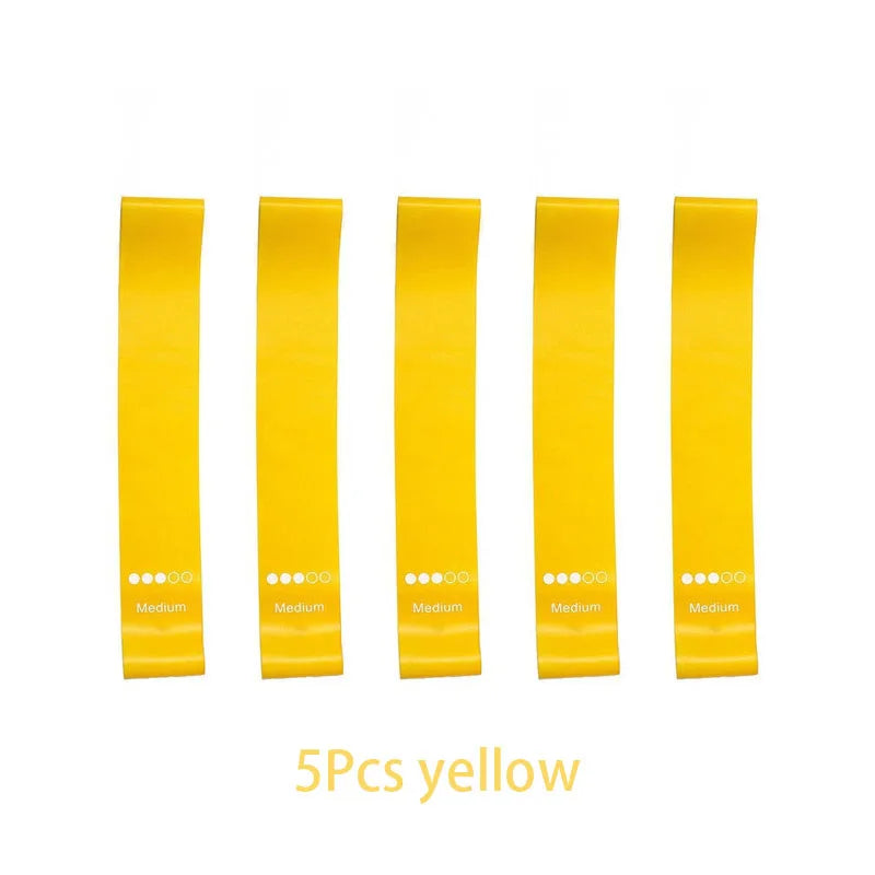 5PCS Resistance Bands Set – Elastic Fitness Bands for Yoga & Workout