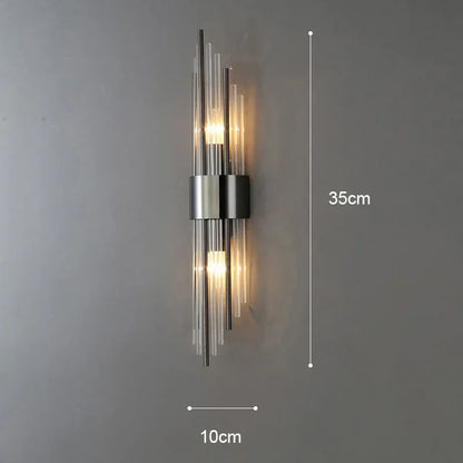 Luxury LED Wall Lamp - Modern Gold Wall Sconce for Living Room