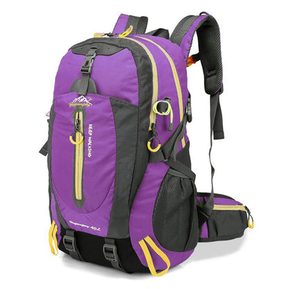 Cartmela 40L Water-Resistant Travel Backpack