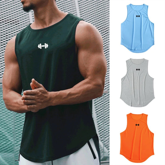 Men's Gym Tank Top – Quick-Dry Sleeveless Workout Shirt
