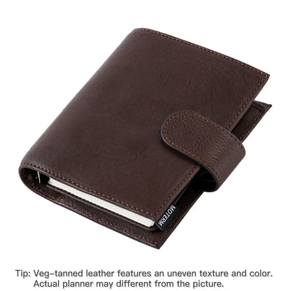 Pocket Size Rings Planner – Full Grain Vegetable Tanned Leather