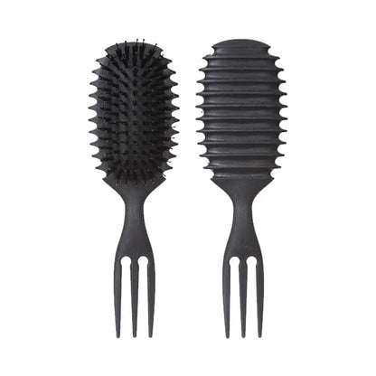 Curly Hair Styling Brush – Nylon Detangling & Volumizing Comb