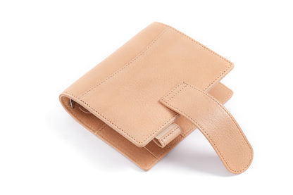 Pocket/A7 Ring Planner – 25mm Vegetable Tanned Leather Organizer