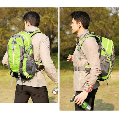 Cartmela 40L Water-Resistant Travel Backpack