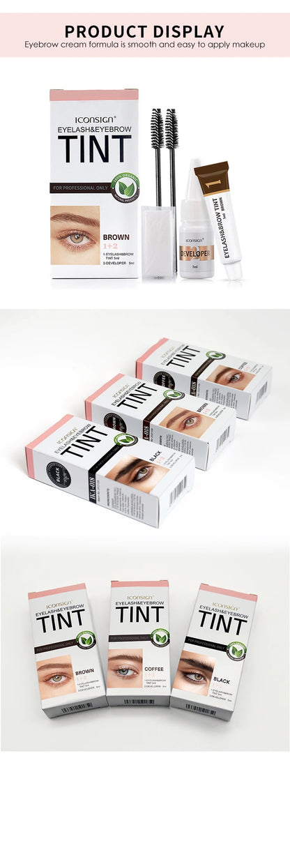 Eyelash and Eyebrow Tint Kit – Long-Lasting Color & Definition