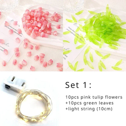 DIY Tulip Mirror Cube Lamp | Handmade Night Light Gift