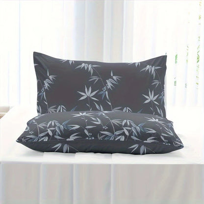 3pcs Bamboo Leaf Fitted Sheet Set – Soft, Breathable, Hypoallergenic
