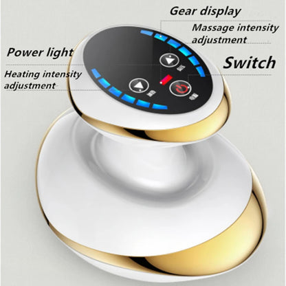 Electric Guasha Cupping Massager – Vacuum Heating Anti-Cellulite Tool