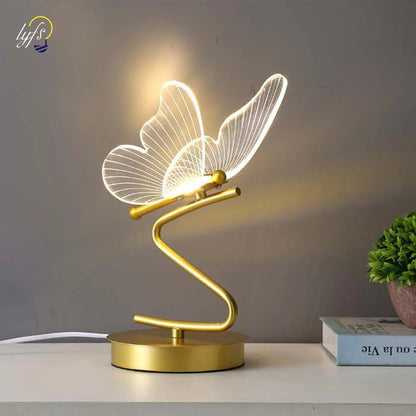 Cartmela Nordic LED Desk Lamp – Butterfly