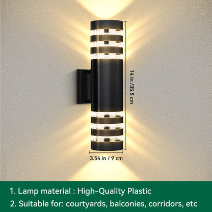Outdoor Waterproof Street Wall Light – LED E27 Bulb Fixture