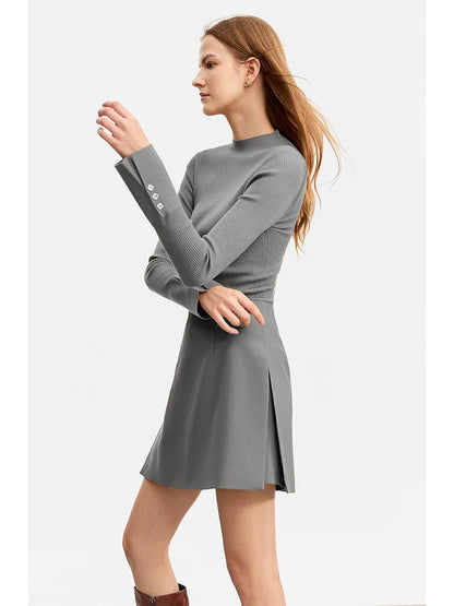 Women’s High Waist A-Line Mini Shorts Skirt – Autumn Office Fashion