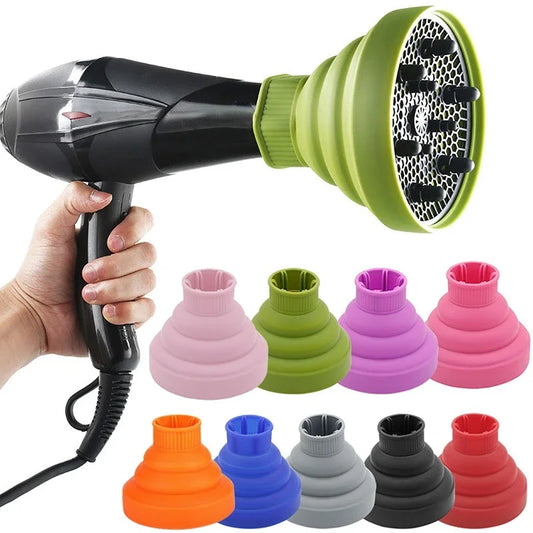 Silicone Hair Diffuser – Universal Curl Dryer Attachment for Styling