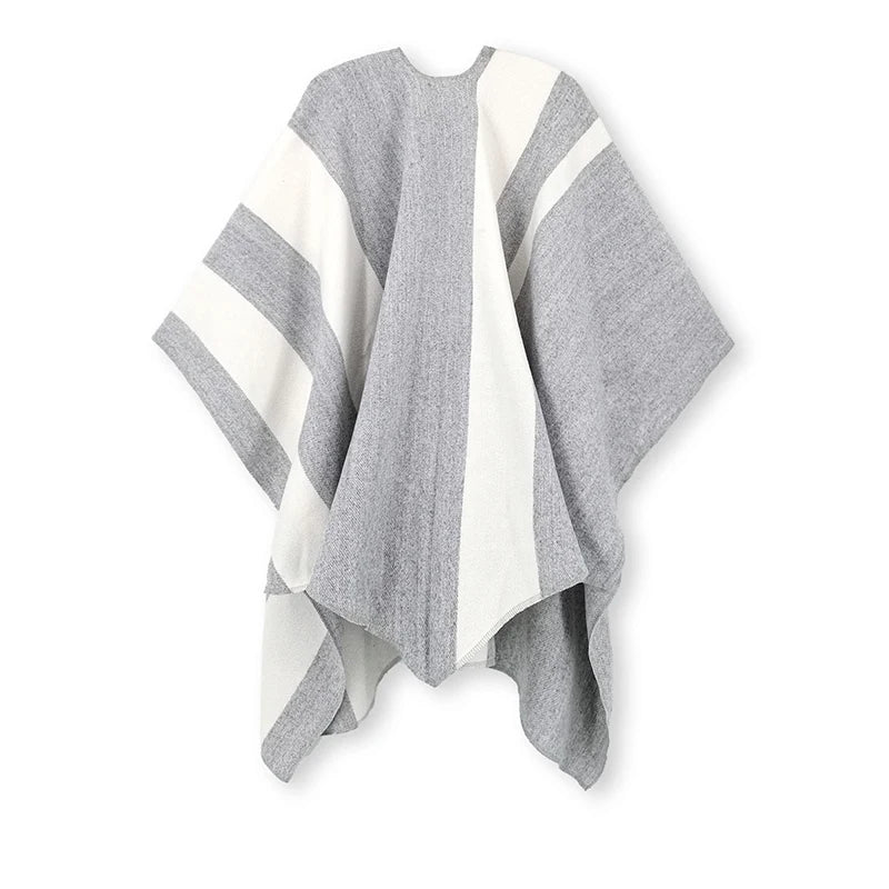 2024 Luxury Winter Poncho for Women – Warm Fashion Shawl Wrap