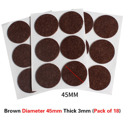 Felt Chair Leg Pads – Anti-Slip, Floor Protectors, Noise Reduction