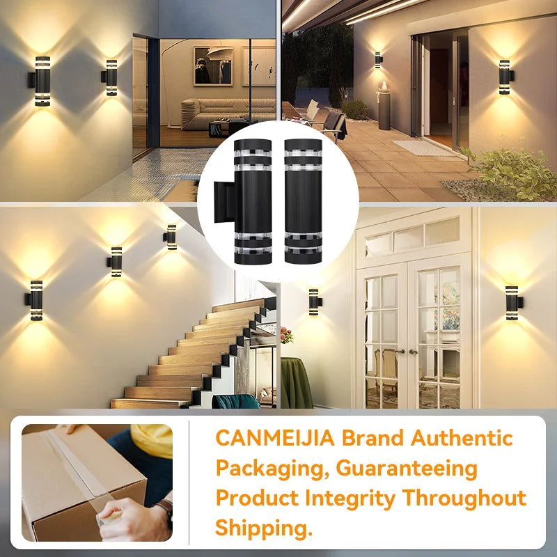 Outdoor Waterproof Street Wall Light – LED E27 Bulb Fixture