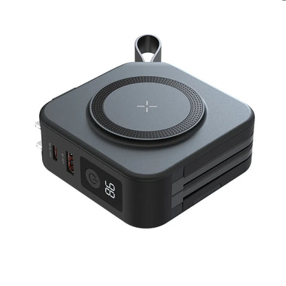 10000mAh Magnetic Wireless Power Bank with Cable & Plug – PD22.5W
