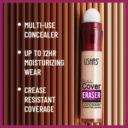 Sponge Head Concealer for Dark Circles, Acne & Blemishes Coverage